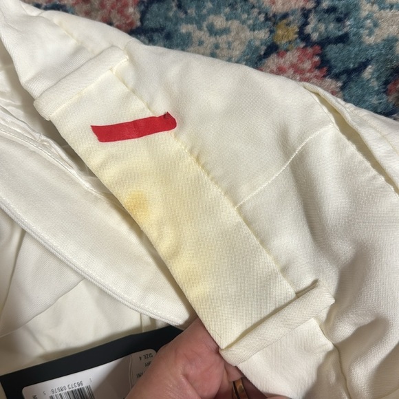 NWT NILI LOTAN Flavie Pant in Ivory size 4 - Picture 8 of 9